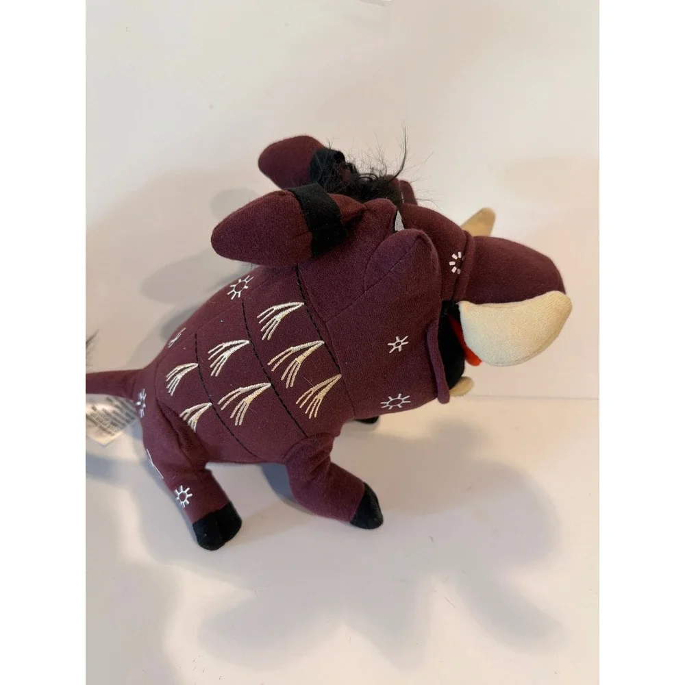 Disney Theatrical Group The Lion King Broadway Pumbaa Plush Burgundy 12 Inch